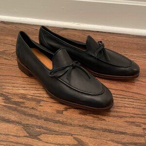 Meermin Unlined Navy Softcalf String Loafers in size 7.5UK = 8.5UK